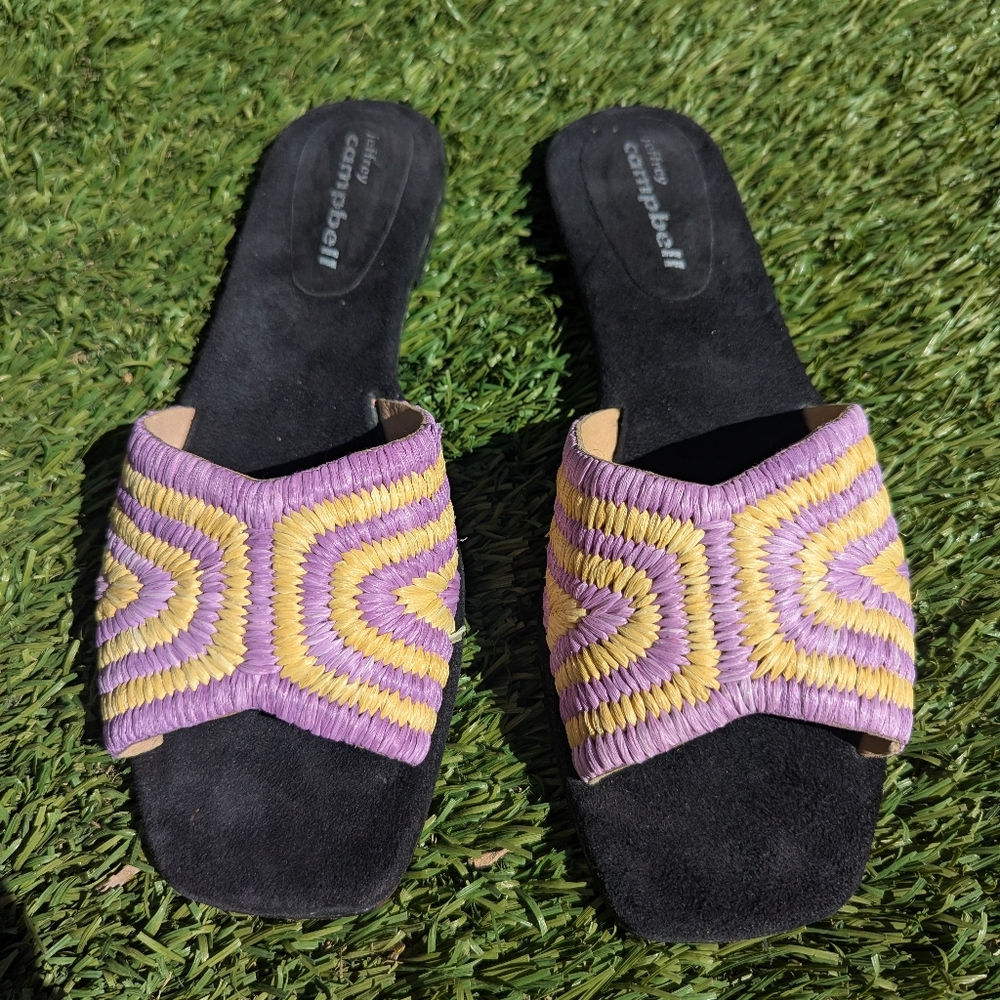 Jeffery Campbell Kaelan boho Slide Sandal 9.5